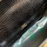 Hermes Kelly Pochette Handmade Bag In Black Lizard Skin 