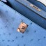 Hermes Kelly Pochette Handmade Bag in Mykonos Ostrich Leather