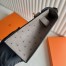 Hermes Kelly Pochette Handmade Bag in Gris Tourterelle Ostrich Leather