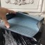 Hermes Medor Clutch Bag In Ciel Crocodile Leather