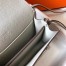 Hermes Mini Sac Roulis 18cm Bag In Pearl Grey Evercolor Calfskin