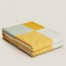 Hermes H Riviera Blanket in Yellow Wool and Cashmere
