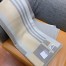 Hermes Ithaque Blanket in Grey Wool and Cashmere 