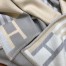 Hermes Ithaque Blanket in Grey Wool and Cashmere 