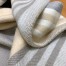 Hermes Ithaque Blanket in Grey Wool and Cashmere 