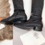 Hermes Soria Boots In Black Calfskin Leather
