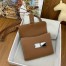 Hermes Sac a Depeches 21 Bag in Gold Clemence Leather