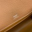 Hermes Sac a Depeches 21 Bag in Gold Clemence Leather
