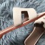 Hermes Oran Sandals In Beton Clemence Leather