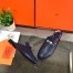 Hermes Oz Mule In Dark Blue Leather