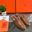 Hermes Oz Mule In Brown Leather
