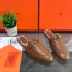 Hermes Oz Mule In Brown Leather