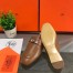 Hermes Oz Mule In Brown Leather