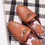 Hermes Oz Mule In Camarel Calfskin Leather