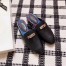 Hermes Oz Mule In Black Calfskin Leather