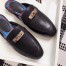 Hermes Oz Mule In Black Calfskin Leather