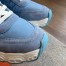 Hermes Men's Impulse Sneakers in Blue Fabric and Leather