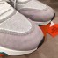 Hermes Addict Sneakers In Grey Knit