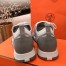 Hermes Addict Sneakers In Grey Knit