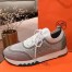 Hermes Addict Sneakers In Grey Knit