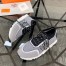 Hermes Grey Addict Sneakers In Bicolor Knit