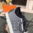 Hermes Grey Addict Sneakers In Bicolor Knit