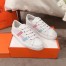 Hermes Avantage Sneakers In Multicolore White Calfskin