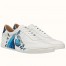 Hermes Quicker Sneakers With Se Plier au Jeu Print