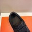 Hermes Team Sneakers In Black Double-sided Technical Mesh