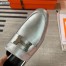 Hermes Trocadero Mule In Silver Nappa Leather