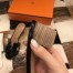 Hermes Oasis Sandals In Black Patent leather