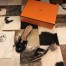 Hermes Oasis Sandals In Black Patent leather