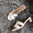 Hermes White Epsom Oasis Perforated Sandals