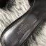 Hermes Oasis Sandals In Black Suede with Rhinestone