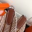 Hermes Sangle Cavale 50 mm Bag Strap Bronw/White