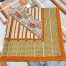 Hermes Orange Dressage Tressage Shawl 140 