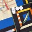 Hermes Beige/Blue Voitures en Equilibre Shawl 140 
