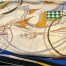 Hermes Beige/Blue Voitures en Equilibre Shawl 140 