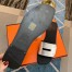 Hermes View Sandals In Silver Epsom Leather
