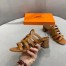 Hermes Celena Sandals 5MM In Brown Calfskin