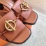 Hermes Women's Ilot 50 Sandals in Brown Leather