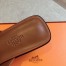 Hermes Women's Ilot 50 Sandals in Brown Leather