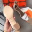 Hermes Auteuil Sandals In White Calfskin