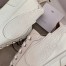 Hermes Velvet Sneakers In White Calfskin With Printed Wing Patch