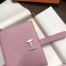 Hermes Bearn Compact Wallet In Pink Epsom Leather