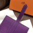 Hermes Bearn Compact Wallet In Purple Epsom Leather
