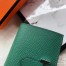 Hermes Bearn Mini Wallet In Vert Vertigo Epsom Leather