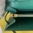 Hermes Kelly Classique To Go Wallet In Malachite Epsom Calfskin