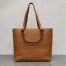 Loewe Anagram Medium Tote Bag In Brown Calfskin 