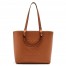 Loewe Anagram Medium Tote Bag In Brown Calfskin 